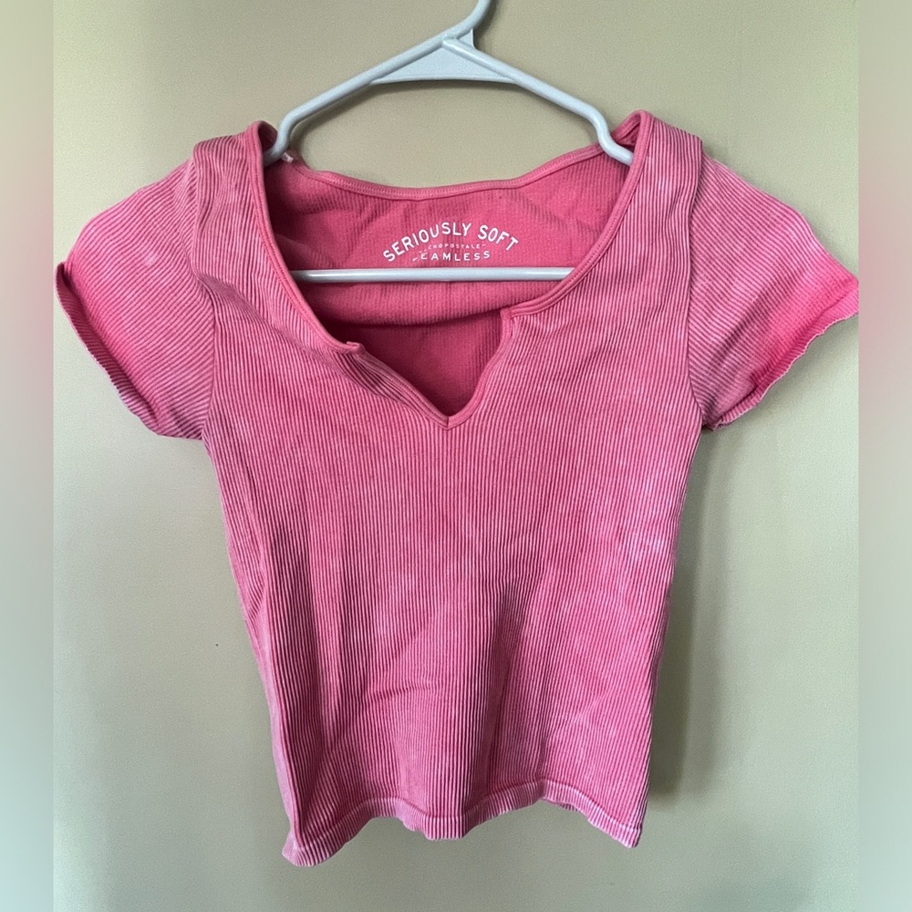 Pink Crop Top